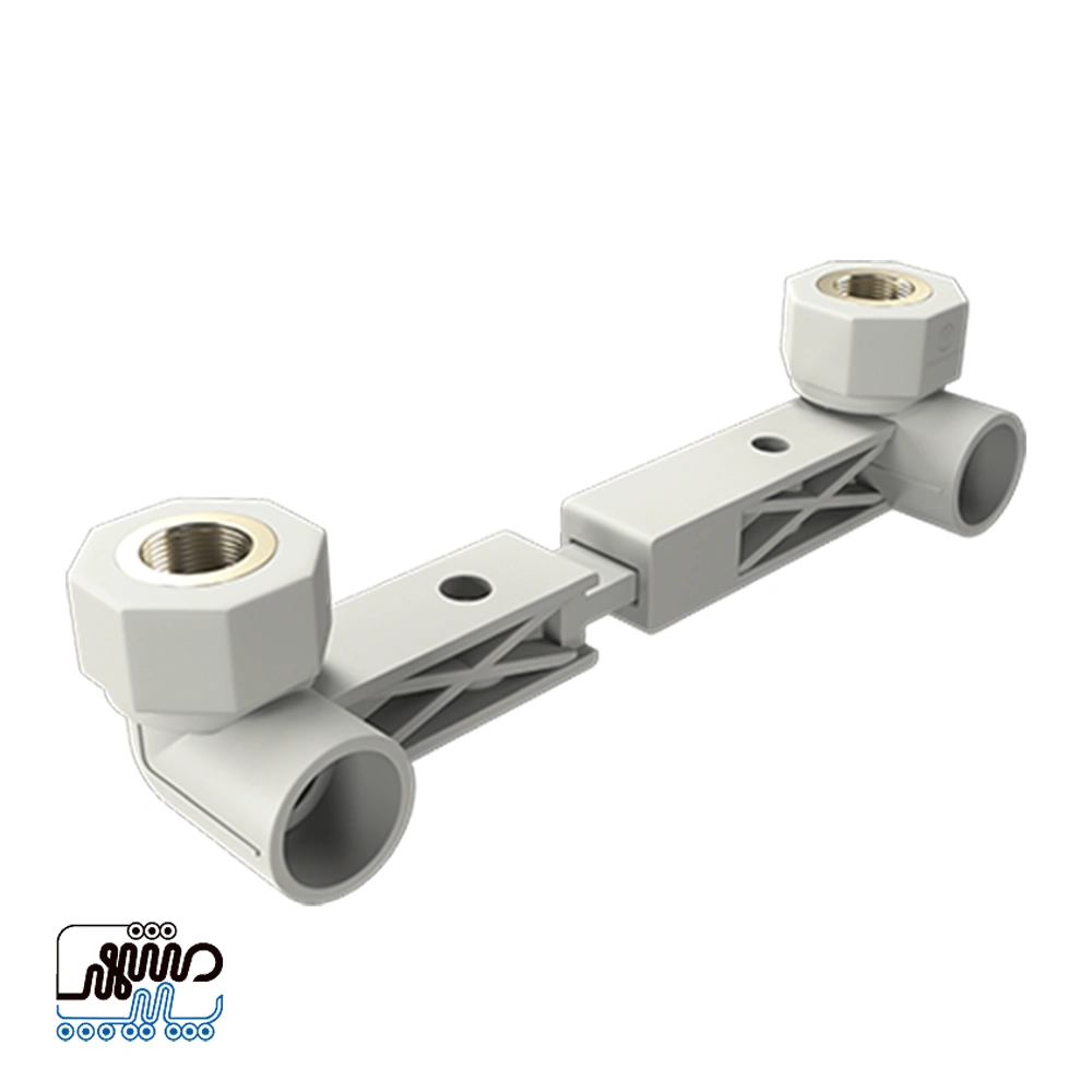 Chabahar Double FT Elbow - mashhad pipe زانو دوقلو شیرمخلوط رابط دار چابهار