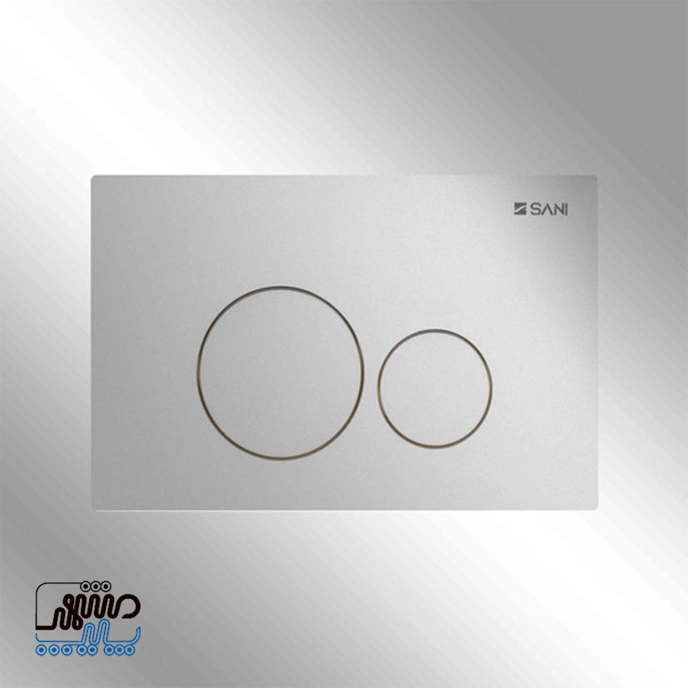 Concealed flush tank keypad, Lumina Sani model - Mashhad Pipe صفحه کلید فلاشتانک توکار مدل لومینا سنی - کروم