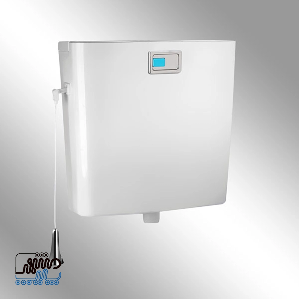 Dual-flush flush tank, Dayan Sani model - Mashhad Pipe فلاشتانک دوزمانه دایان سنی
