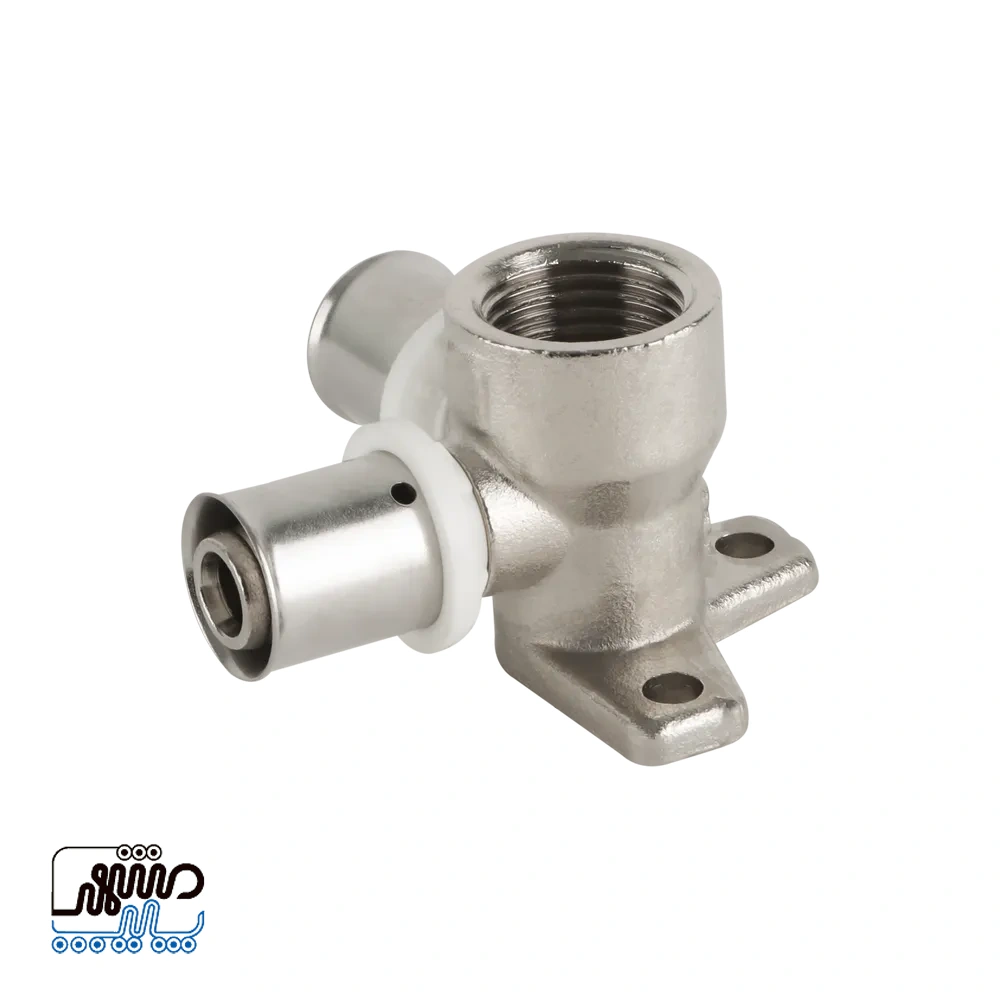 Newpipe 90-degree flange-faced threaded press tee – Mashhad pipe سه راهى ٩٠درجه صفحه دار توپیچ پرسى نیوپایپ