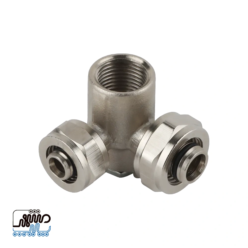 Newpipe 90-degree wall-mounted adapter coupling tee – Mashhad pipe سه راهی 90 دیواری تبدیلی کوپلی نیوپایپ