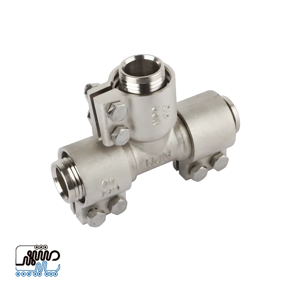Newpipe clamp-on tee – Mashhad pipe سه راهی کلمپی نیوپایپ
