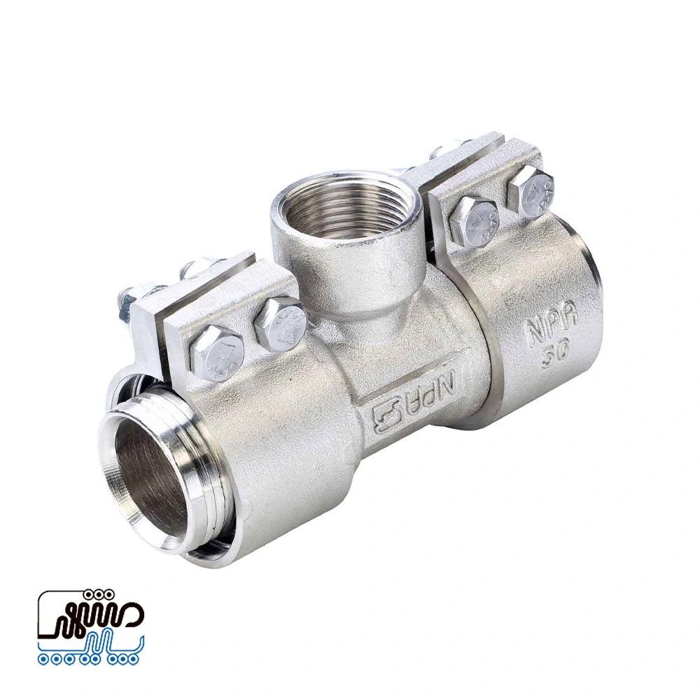 Newpipe threaded-to-clamp coupling tee – Mashhad pipe سه راهی توپیچ کلمپی نیوپایپ