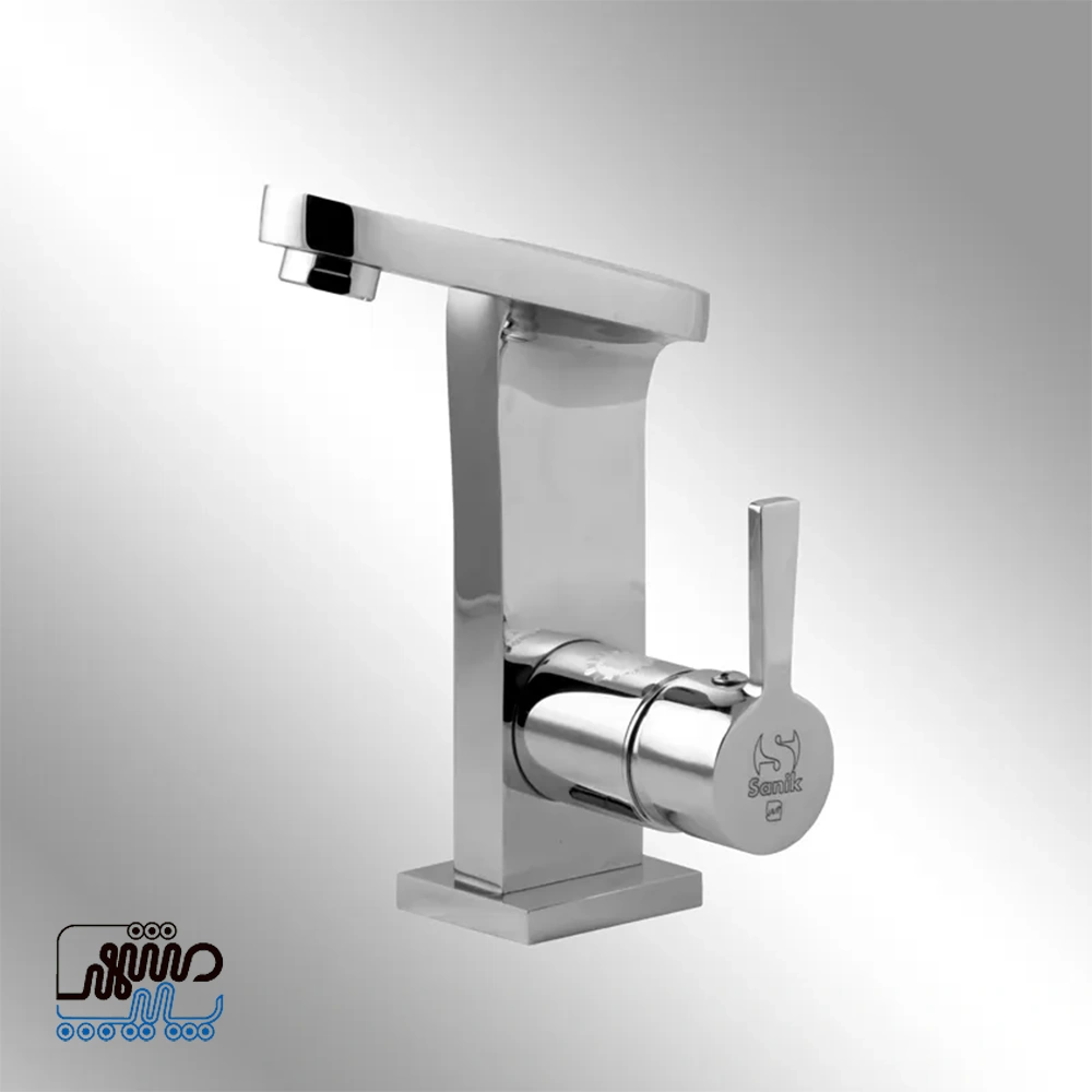 Amulaye Basin Faucet Sani – Mashhad Pipe شیر روشویی مدل آمولای سنی - کروم