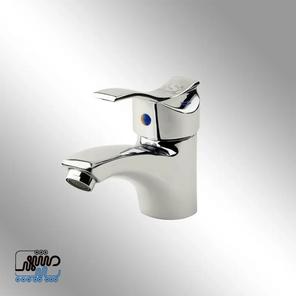 Barsa Basin Faucet Sani – Mashhad Pipe شیر روشویی مدل بارسا سنی - کروم