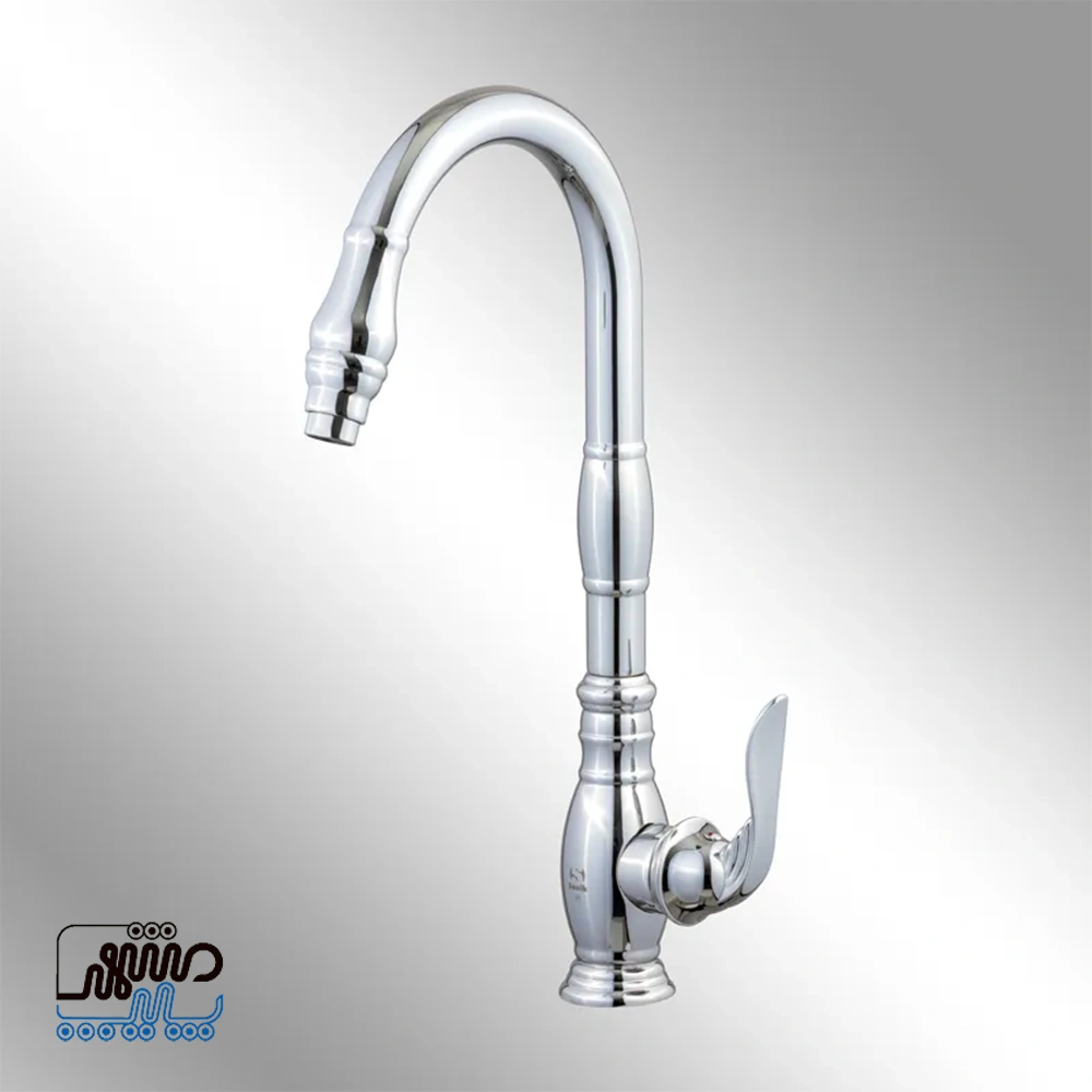 Elio Kitchen Faucet Sani – Mashhad Pipe شیر ظرفشویی مدل الیو سنی - کروم