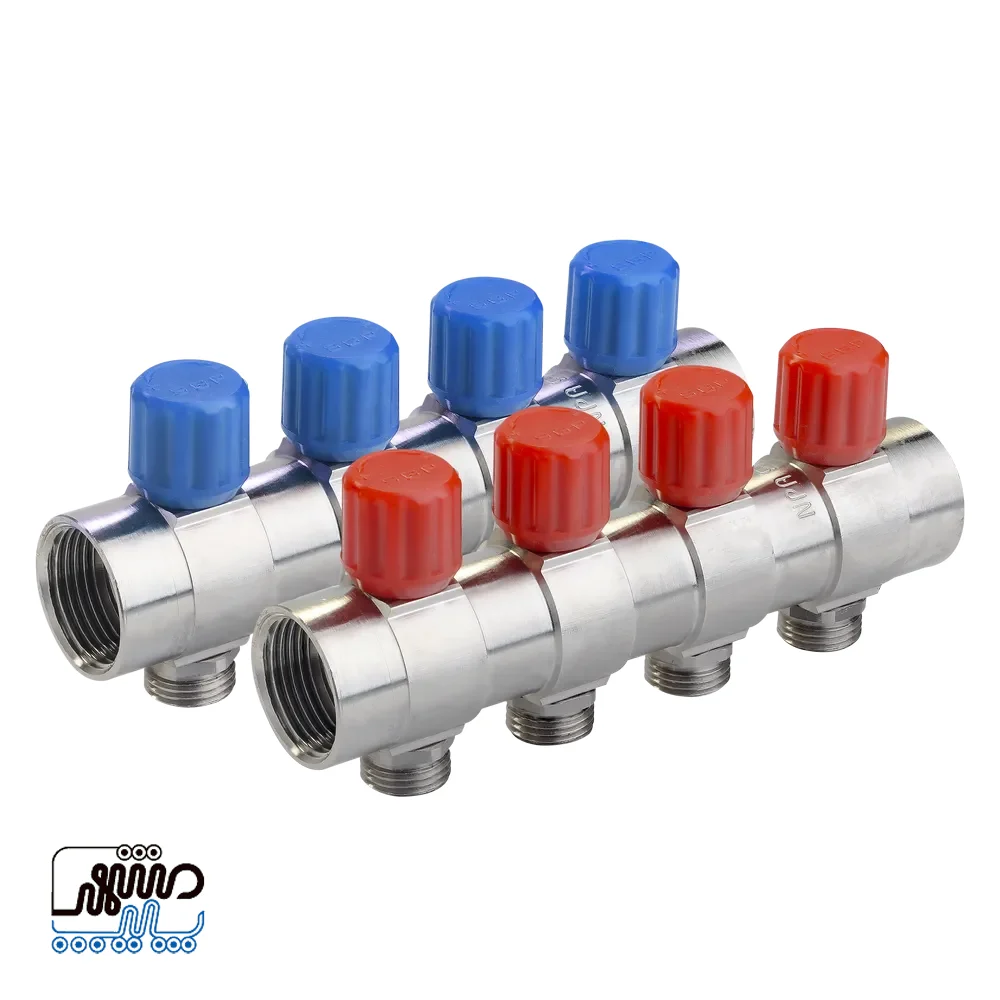 New collector, threaded regulating valve, 121, Newpipe - mashhad pipe نیوکلکتور شیر تنظیم رزوه ای 1/2*1 نیوپایپ