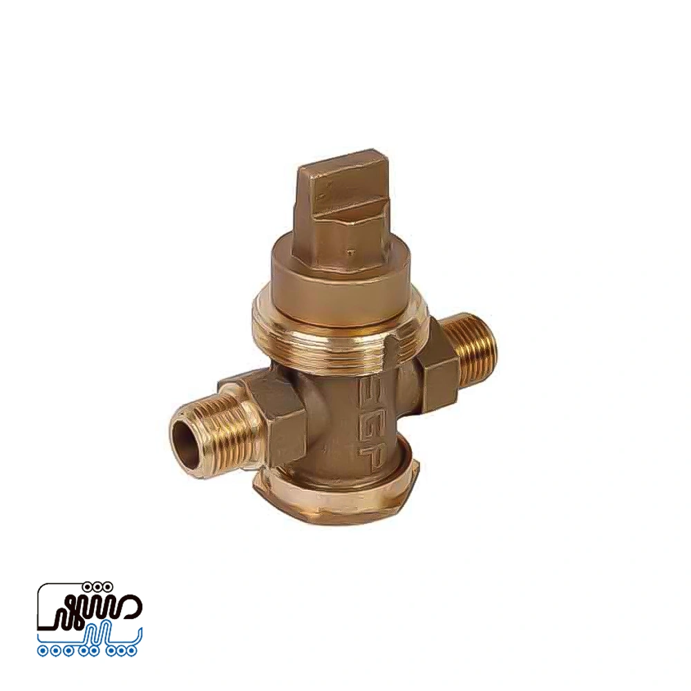 Newpipe brass double-ended threaded shut-off valve – Mashhad pipe شیر قطع و وصل دوسر روپیچ تمام برنز نیوپایپ