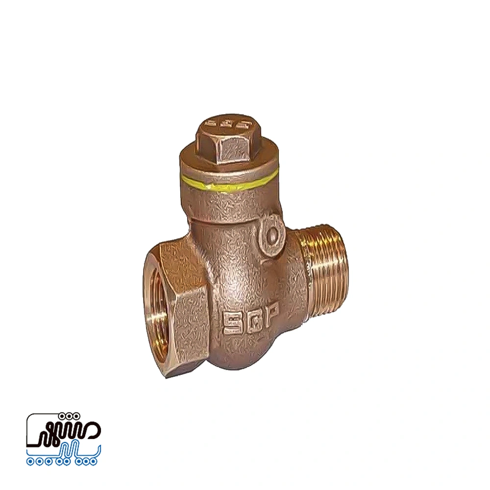 Newpipe brass threaded-end check valve – Mashhad pipe شیر یکطرفه توپیچ روپیچ تمام برنز نیوپایپ