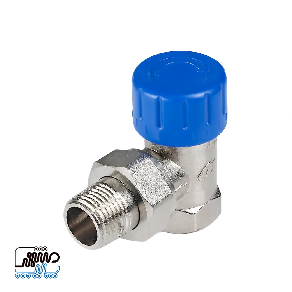 Newpipe thermostatic radiator valve (TRV) – heating flow direction dischargegoes forward – Mashhad pipe شیر رادیاتورى ترموستاتیک رفت نیوپایپ