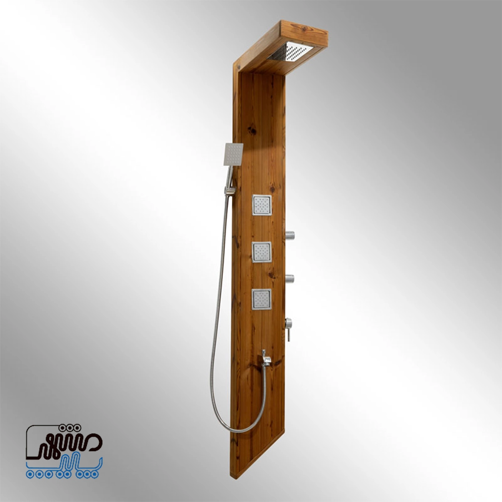 Shower panel, Azure Sani model - Mashhad Pipe پنل دوش مدل آزوریت سنی