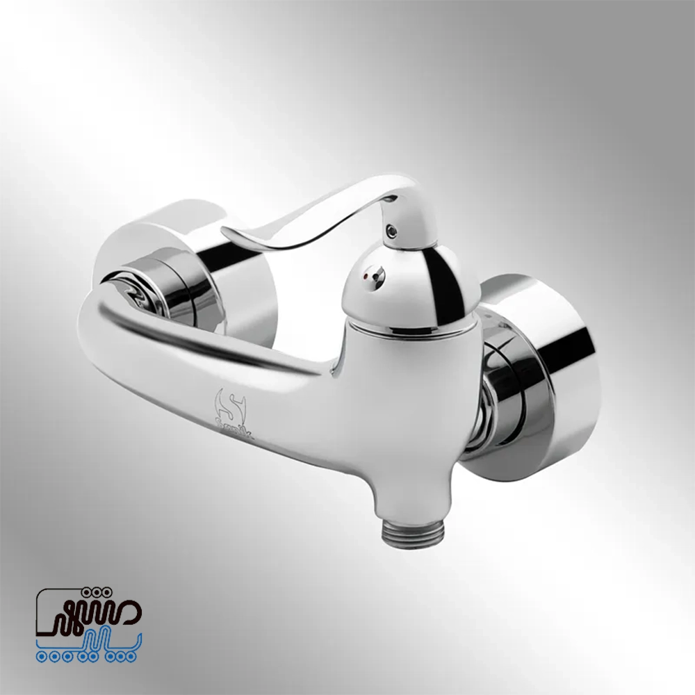 Toilet faucet, Parshan Sani model - Mashhad Pipe شیر توالت مدل پرشان سنی - کروم
