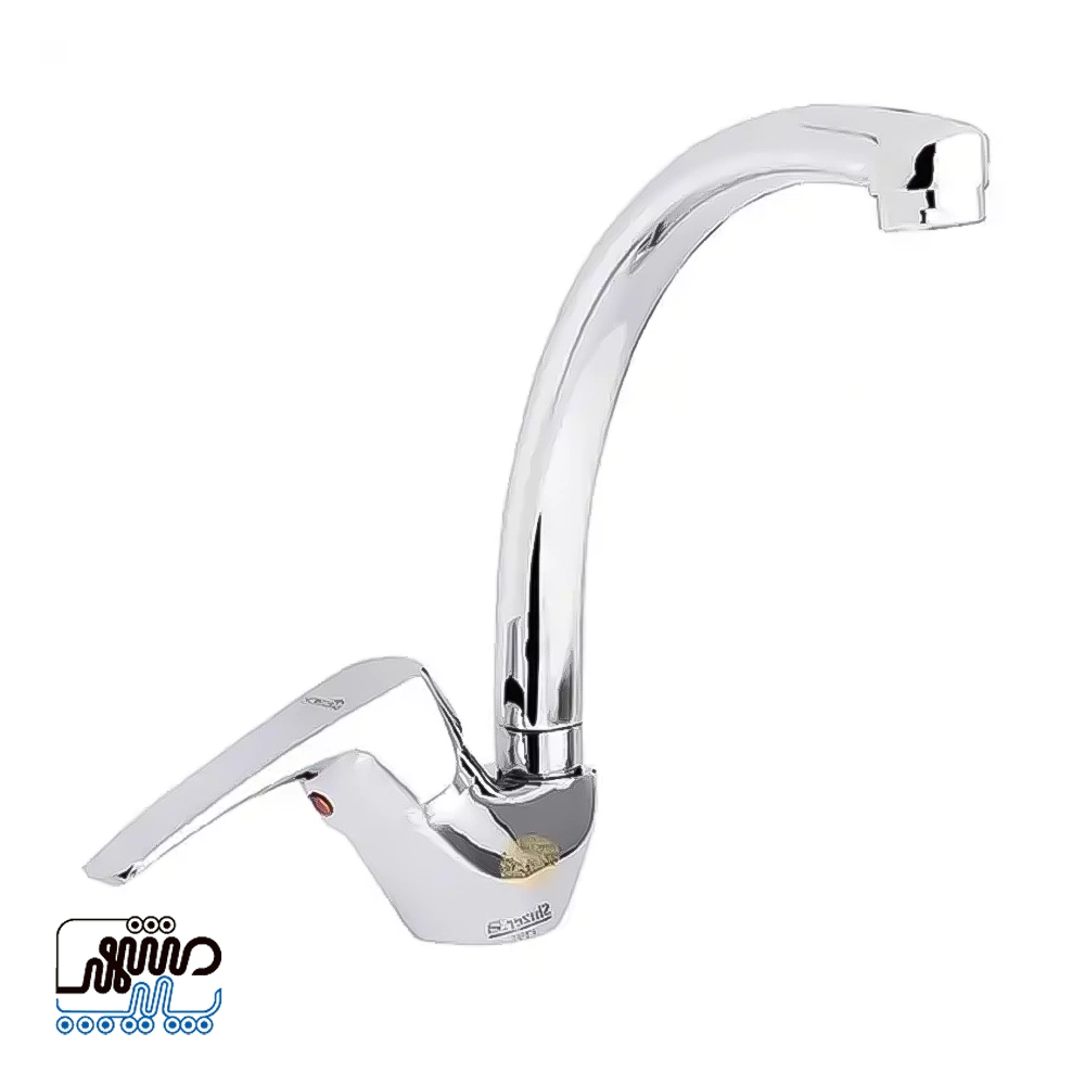 Shizar dishwasher faucet Marjan model - Mashhad Pipe شیر ظرفشویی شیذر مدل مرجان - کروم