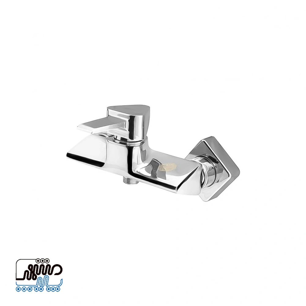 Shizar toilet faucet Delta model - Mashhad Pipe شیر توالت شیذر مدل دلتا - کروم