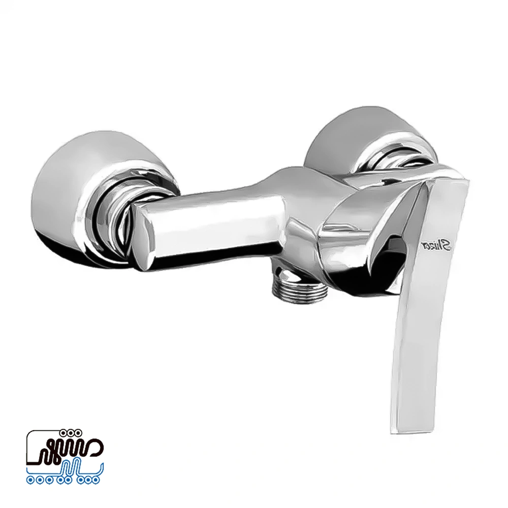 Shizar toilet faucet Tenso model - Mashhad Pipe شیر توالت شیذر مدل تنسو - کروم