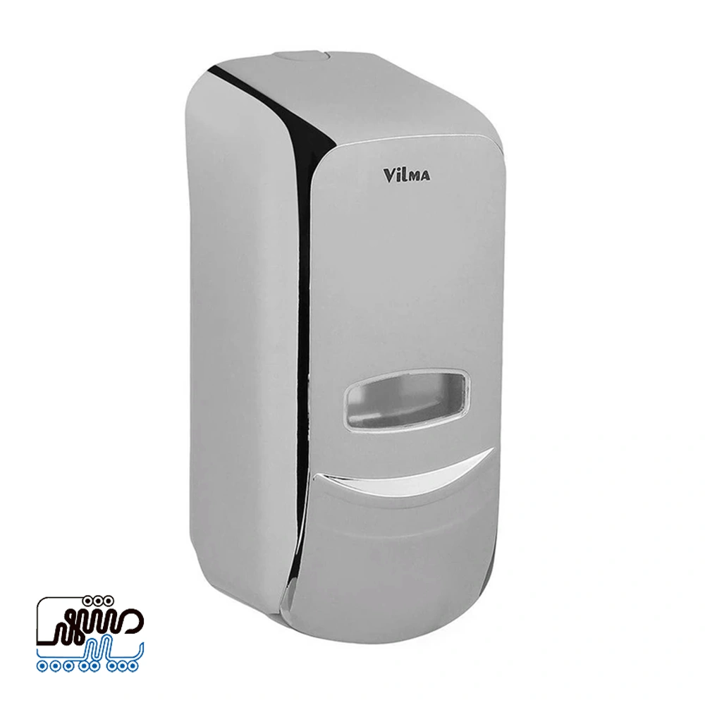 Vilma Unique Soap Dispenser & Liquid Tank — Mashhad Pipe جا مایع و مخزن مایع مدل یونیک ویلما - کروم