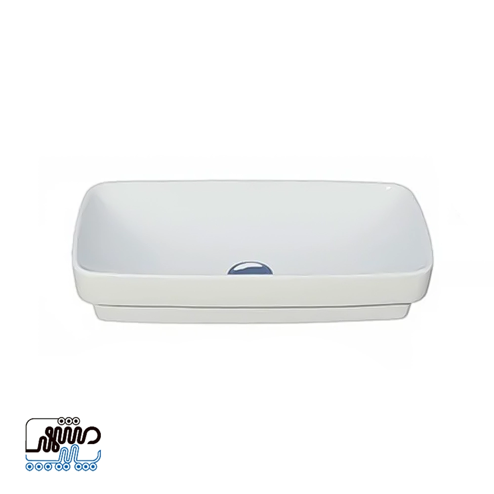 Rectangular washbasin, Gateria Artin model - Mashhad Pipe روشویی گاتریا مدل آرتین مستطیل