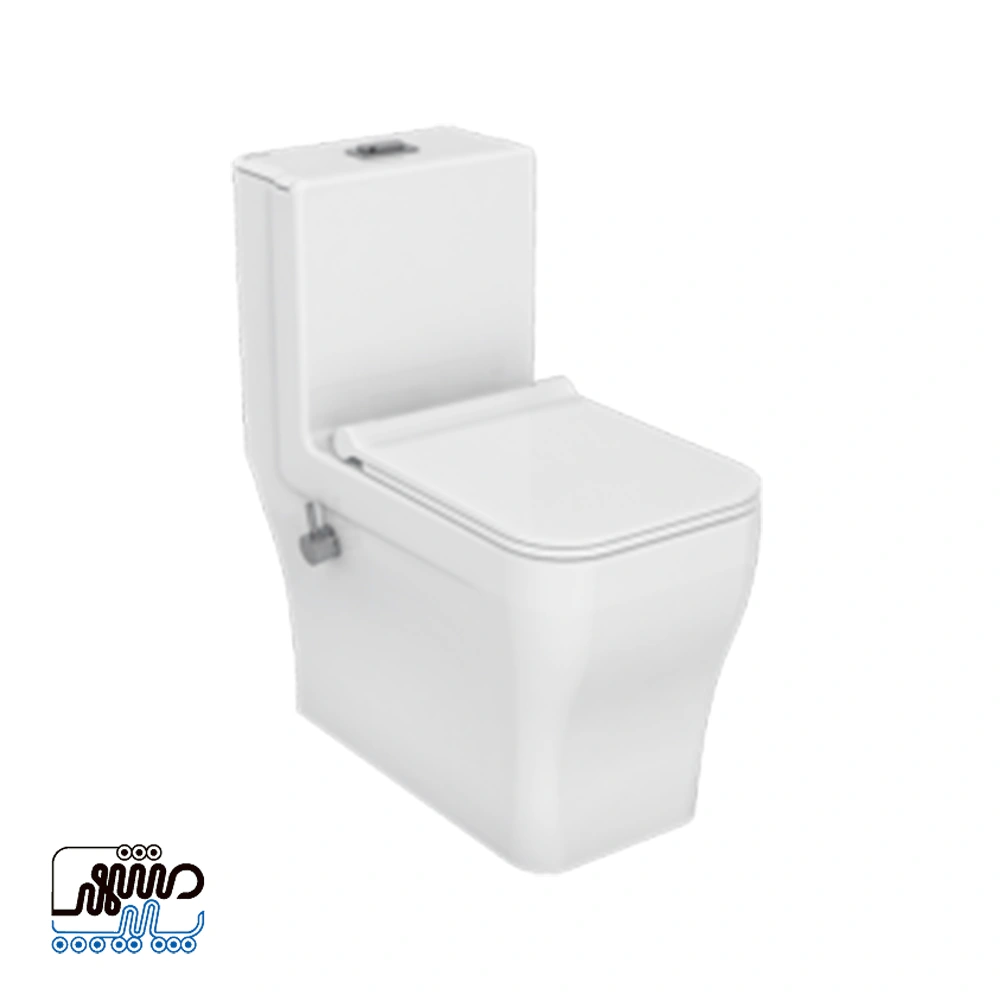 Arta one-piece toilet chini cord - Mashhad Pipe توالت فرنگی یک تکه آرتا چینی کرد