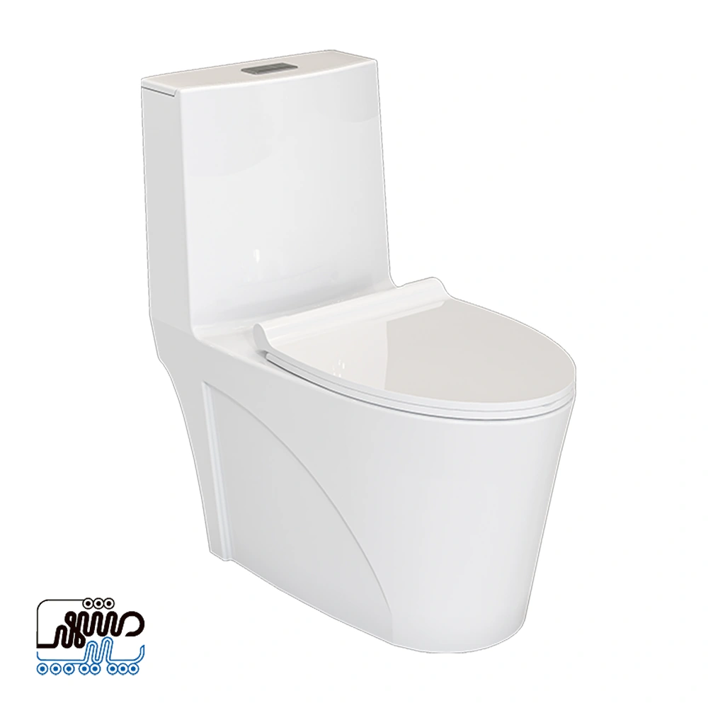 Avina one-piece toilet chini cord - Mashhad Pipe توالت فرنگی یک تکه آوینا چینی کرد