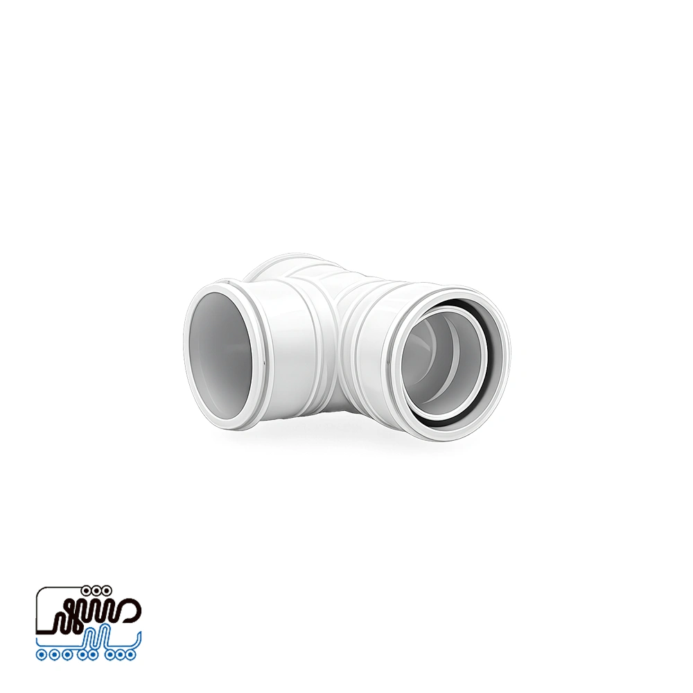 Mahoor Polymer 90-Degree Flanged Tee - Mashhad Pipe سه راه 90 درجه لبه دار (پاورفیت) پلیمر ماهور