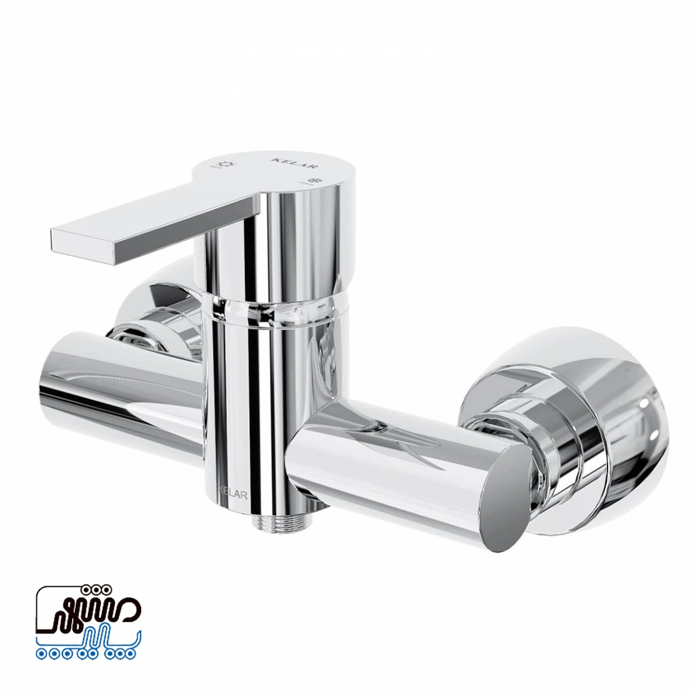 New Aria toilet faucet, Kelar brand - Mashhad Pipe شیر توالت نیو آریا برند کلار - کروم
