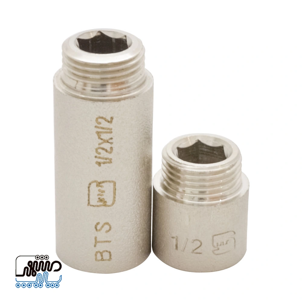 BTS 12 Male × Female Thread Adapter - Mashhad Pipe واسط روپیچ توپیچ 1/2 اینچ BTS