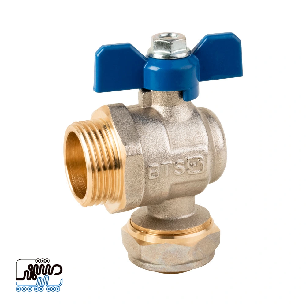 BTS Compression Elbow Valve - Mashhad Pipe شیر زانوئی کوپلی BTS