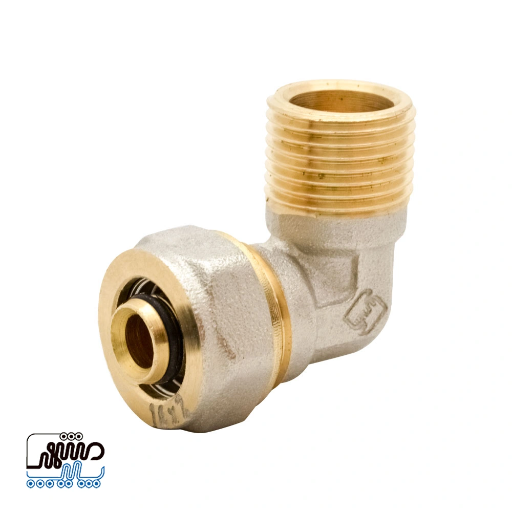 BTS Male Thread Compression Elbow - Mashhad Pipe زانو روپیچ کوپلی BTS