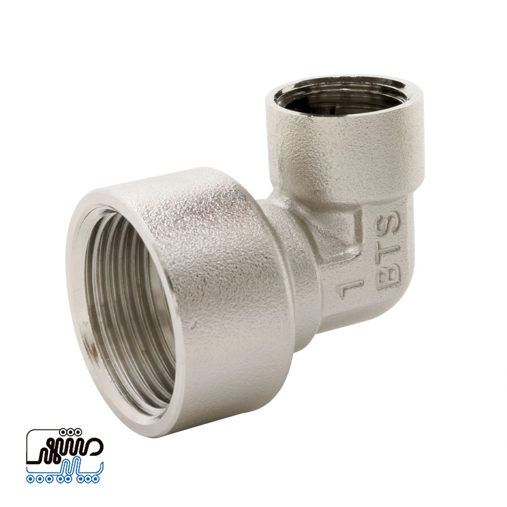 BTS Street Elbow Fitting with Air Vent Connection - Mashhad Pipe زانو چپقی رزوه ای مخصوص هواگیری BTS