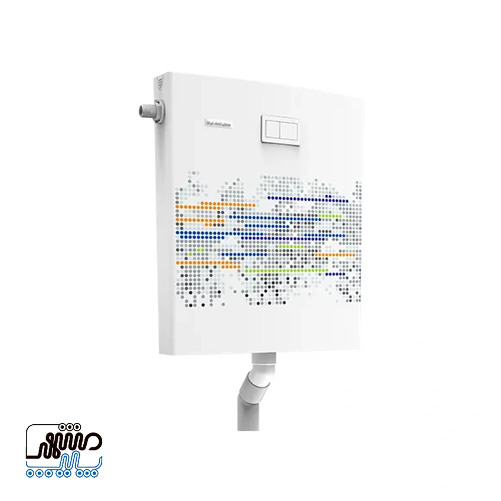 Surface-mounted flush tank, ultra slim model flushtankiran - Mashhad Pipe فلاش تانک روکار مدل اولترا اسلیم فلاش تانک ایران - ترام