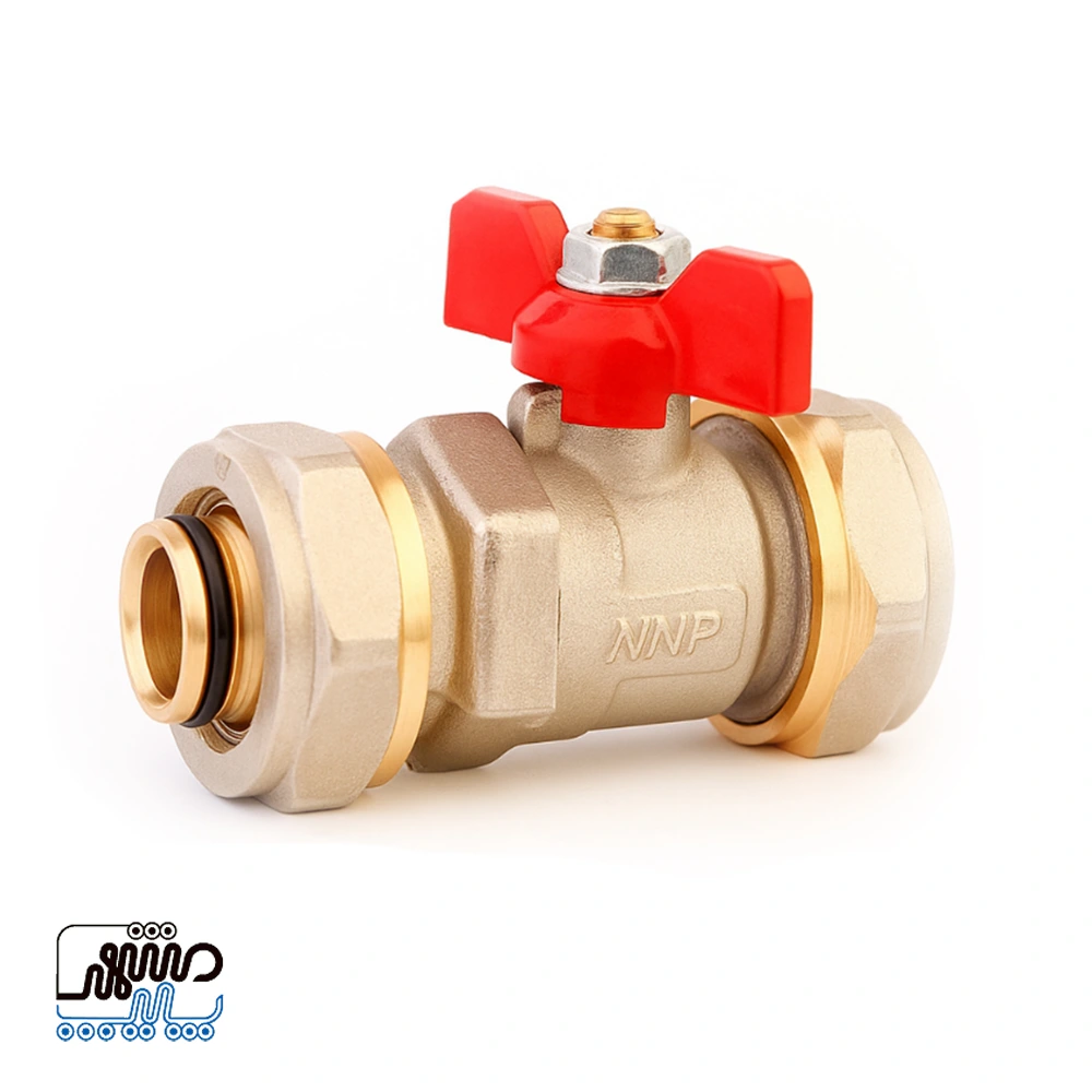 Nonam Pipe Compression Equal Valve - Mashhad Pipe شیر مساوی کوپلی نونام پایپ